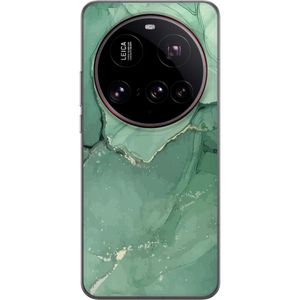Xiaomi 15 Ultra Läpinäkyvä Puhelinkotelo Grön Marmor