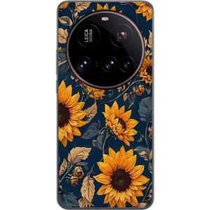 Xiaomi 15 Ultra Transparent Mobilskal Solrosor