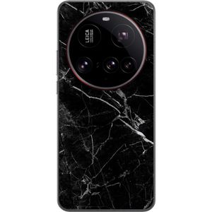 Xiaomi 15 Ultra Gennemsigtigt Telefoncover Svart marmor