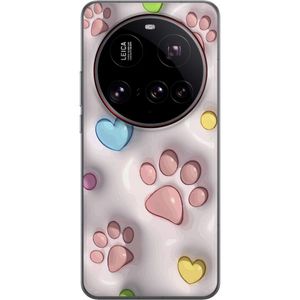 Xiaomi 15 Ultra Läpinäkyvä Puhelinkotelo Fluffiga Tassar