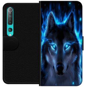 Xiaomi Mi 10 5G Sort Lommebokdeksel Blå Varg