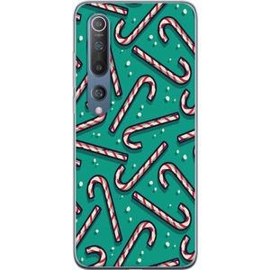 Xiaomi Mi 10 5G Gjennomsiktig Telefondeksel Polkagris Mönster