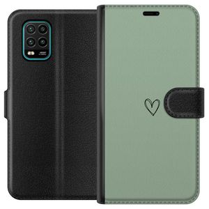 Xiaomi Mi 10 Lite 5G Sort Lommebokdeksel Hjärta