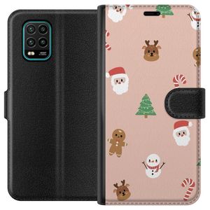 Xiaomi Mi 10 Lite 5G Sort Tegnebogsetui Klassisk Julfest