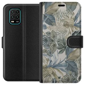Xiaomi Mi 10 Lite 5G Sort Tegnebogsetui Blad