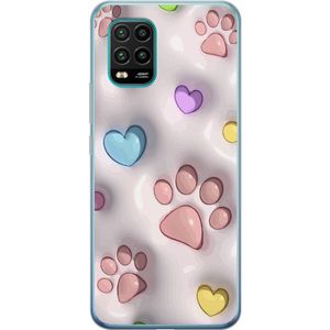 Xiaomi Mi 10 Lite 5G Gennemsigtigt Telefoncover Fluffiga Tassar