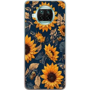 Xiaomi Mi 10T Lite 5G Transparent Mobilskal Solrosor