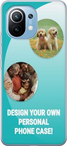 Design ditt eget Xiaomi Mi 11 Gjennomsiktig deksel