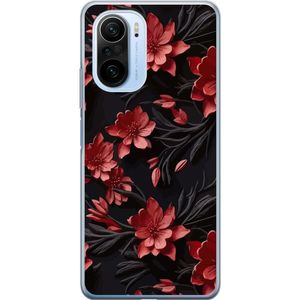 Xiaomi Mi 11i Transparent Mobilskal Intensiva blommor