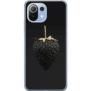 Xiaomi Mi 11 Lite Transparent Mobilskal Exklusiv Jordgubbe