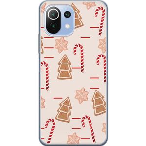 Xiaomi Mi 11 Lite Gjennomsiktig Telefondeksel Julens Godisglädje