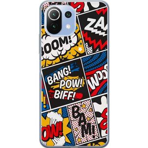 Xiaomi Mi 11 Lite Transparent Mobilskal Tecknat Boom!