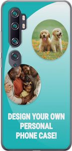 Suunnittele omat Xiaomi Mi Note 10 Läpinäkyvä kuori
