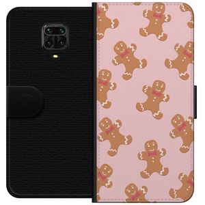 Xiaomi Redmi Note 9 Pro Svart Plånboksfodral Pepparkaksgubbe