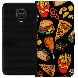 Xiaomi Redmi Note 9 Pro Musta Lompakkokotelo Skärpmat