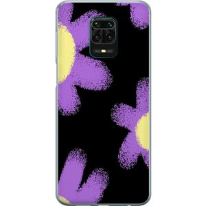 Xiaomi Redmi Note 9 Pro Transparent Mobilskal Blomsterskrud