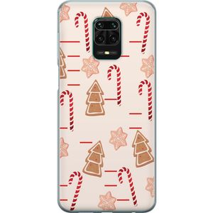 Xiaomi Redmi Note 9 Pro Transparent Mobilskal Julens Godisglädje