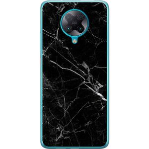 Xiaomi Poco F2 Pro Transparent Mobilskal Svart marmor