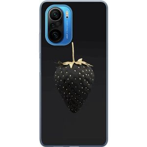 Xiaomi Poco F3 Transparent Mobilskal Exklusiv Jordgubbe