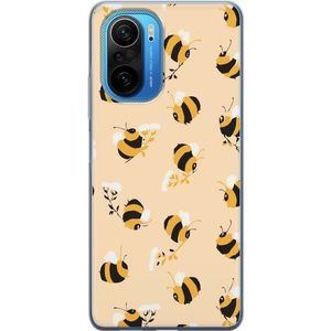 Xiaomi Poco F3 Transparent Mobilskal Humlor