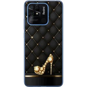 Xiaomi Redmi 10C Transparent Mobilskal Lyxig Sko