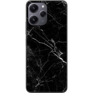 Xiaomi Redmi 12 Transparent Mobilskal Svart marmor