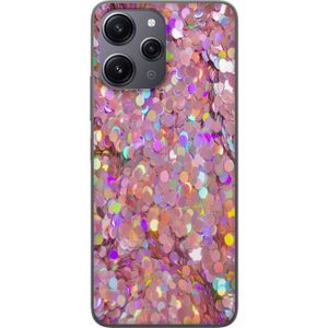 Xiaomi Redmi 12 Transparent Mobilskal Glitter