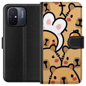Xiaomi Redmi 12C Svart Plånboksfodral Kapivara
