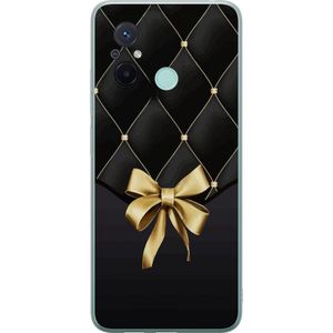 Xiaomi Redmi 12C Transparent Mobilskal Elegant Rosett