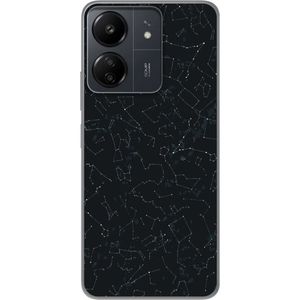 Xiaomi Redmi 13C Gjennomsiktig Telefondeksel Himlakroppar