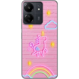 Xiaomi Redmi 13C Transparent Mobilskal Magisk Häst