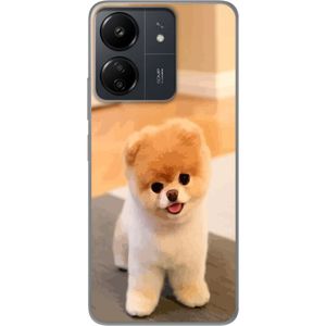 Xiaomi Redmi 13C Transparent Mobilskal Söt Valp