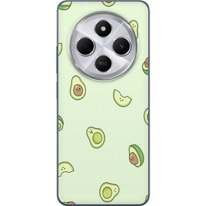 Xiaomi Redmi 14C Transparent Mobilskal Avokado
