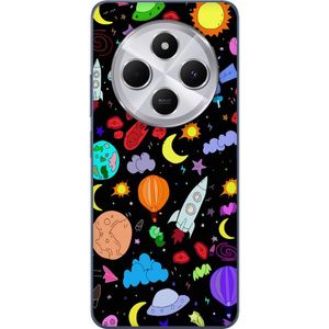 Xiaomi Redmi 14C Transparent Mobilskal Rymden