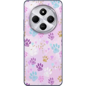 Xiaomi Redmi 14C Läpinäkyvä Puhelinkotelo Kattavtryck