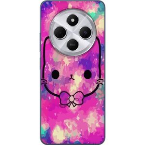 Xiaomi Redmi 14C Transparent Mobilskal Katt