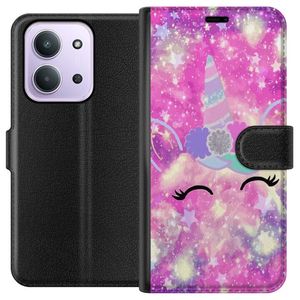 Xiaomi Redmi 15C Sort Tegnebogsetui Glad Enhörning