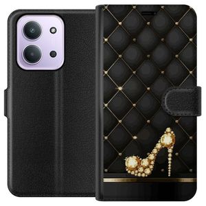 Xiaomi Redmi 15C Sort Tegnebogsetui Lyxig Sko