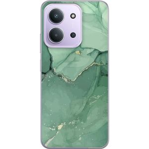 Xiaomi Redmi 15C Läpinäkyvä Puhelinkotelo Grön Marmor