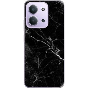 Xiaomi Redmi 15C Läpinäkyvä Puhelinkotelo Svart marmor