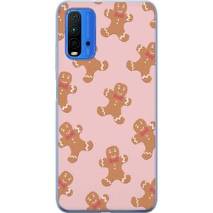 Xiaomi Redmi 9T Läpinäkyvä Puhelinkotelo Pepparkaksgubbe