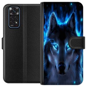 Xiaomi Redmi Note 11 Sort Lommebokdeksel Blå Varg
