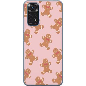 Xiaomi Redmi Note 11 Gennemsigtigt Telefoncover Pepparkaksgubbe