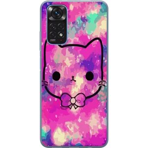 Xiaomi Redmi Note 11 Gennemsigtigt Telefoncover Katt