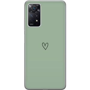 Xiaomi Redmi Note 11 Pro Transparent Mobilskal Hjärta