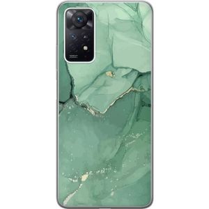 Xiaomi Redmi Note 11 Pro Läpinäkyvä Puhelinkotelo Grön Marmor