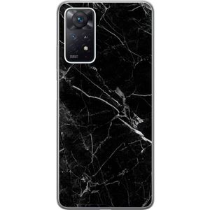 Xiaomi Redmi Note 11 Pro Transparent Mobilskal Svart marmor