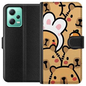 Xiaomi Redmi Note 12 Sort Tegnebogsetui Kapivara