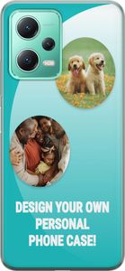 Designa ditt eget Xiaomi Redmi Note 12 Genomskinligt Skal