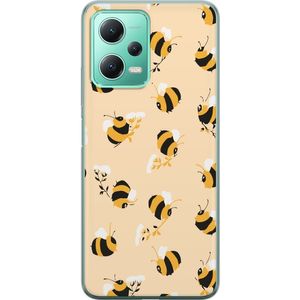 Xiaomi Redmi Note 12 Transparent Mobilskal Humlor